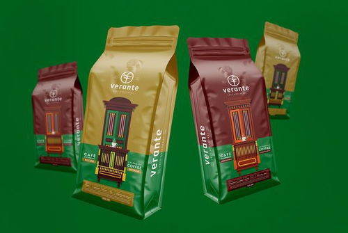 手工咖啡品牌及包裝設計,新穎并帶有異國風情